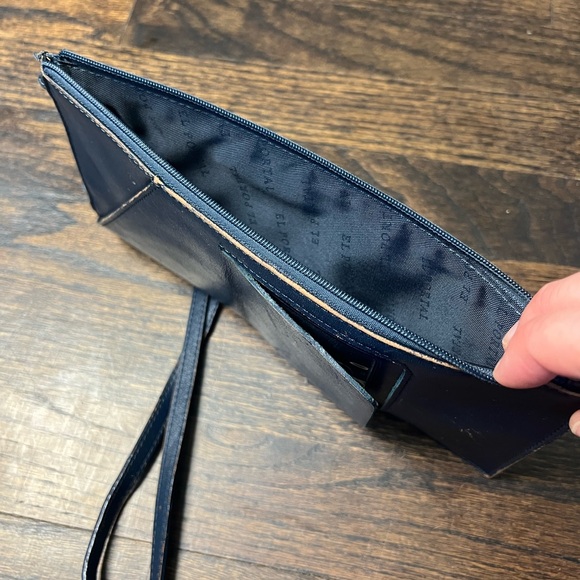 El Portal Vintage Navy 100% leather travel organizer - Picture 5 of 8